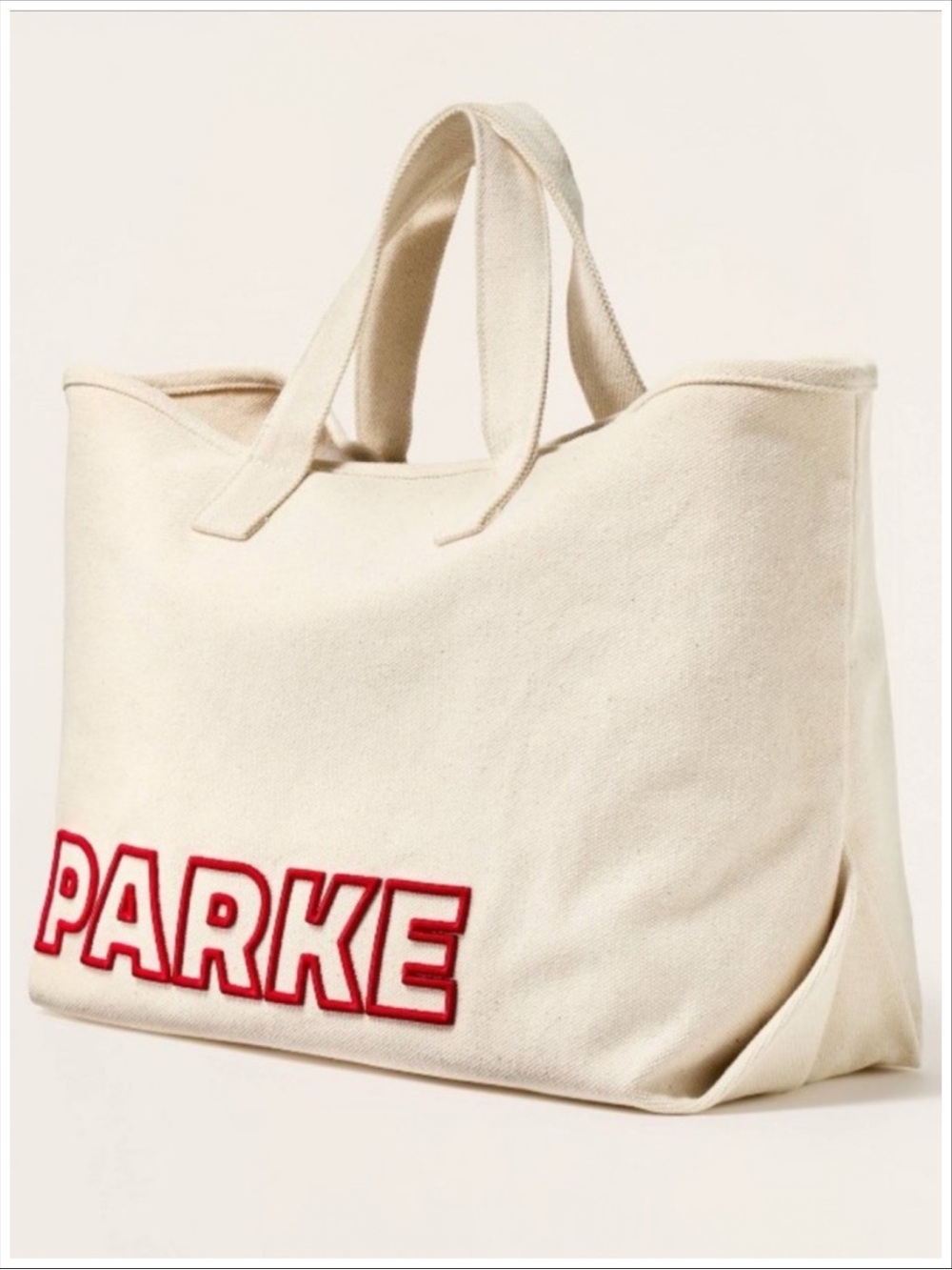 Parke x Target Large Canvas Tote ~ Natural ~ NWT ~ Limited Edition/Sold Out